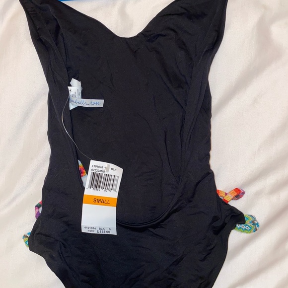 One Piece Open Back Bathing Suit NWT size small - Picture 2 of 5